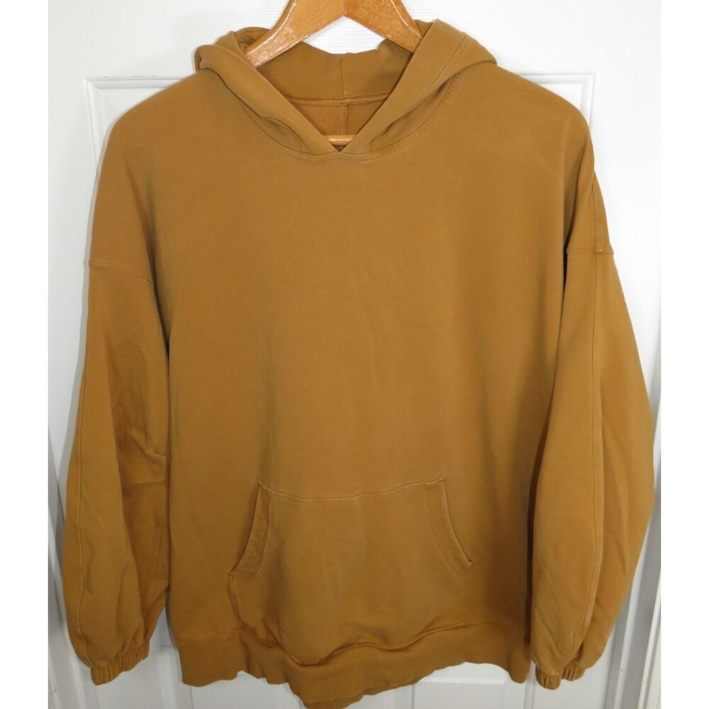 Lululemon La Pleated Sleeve Oversized Hoodie Sweatshirt Pullover Women's XL